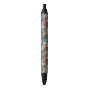 Stylo Noir Rose, Lilac, Grand Jardin Vintage Feuille