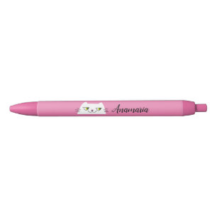 Stylo Noir Rose Mignonne