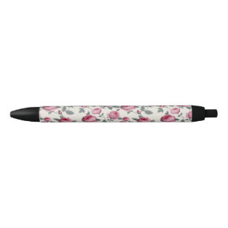 Stylo Noir Roses roses