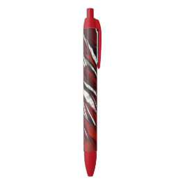 Stylo Noir Rouge rayonnant