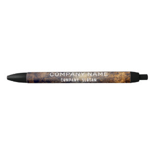 Stylo Noir Rustic Dirt Brown Company/événement