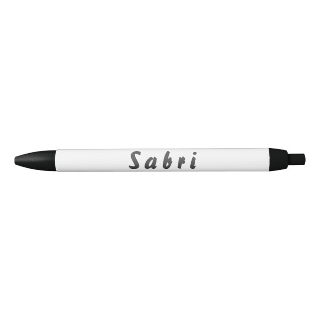 Stylo Noir Sabri (Devant)