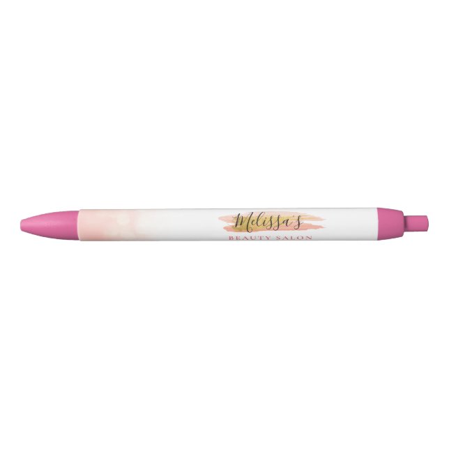 Stylo Noir salon élégant rose (Devant)