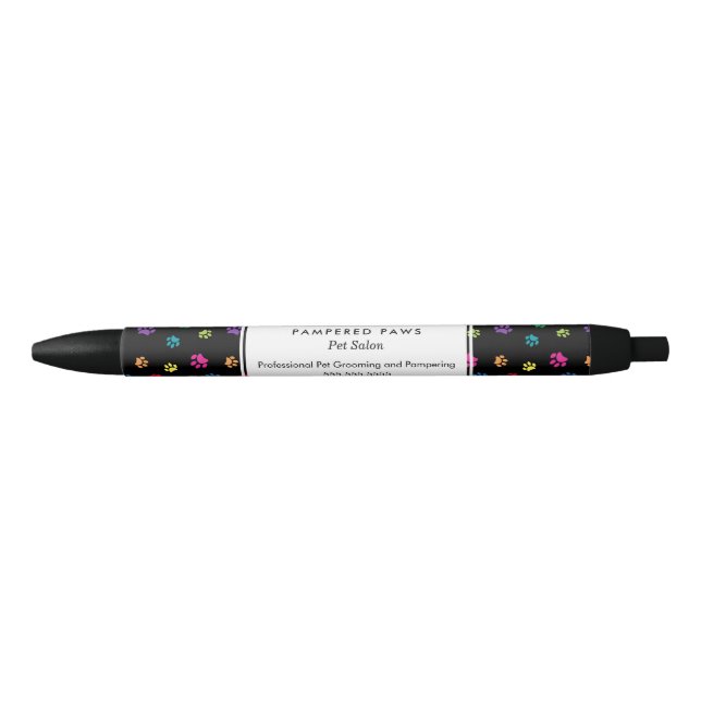 Stylo Noir Salon professionnel pour animaux de compagnie Empr (Devant)