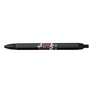 Stylo Noir Sapins de Noël C'est la plus merveilleuse période