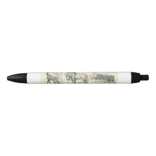 Stylo Noir Sauvez nos beaux animaux africains Extraordinaires