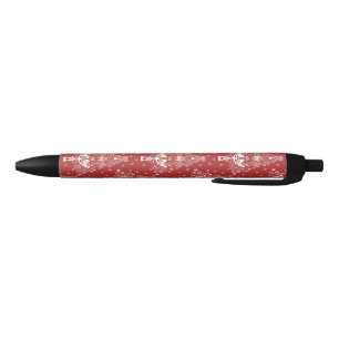 Stylo Noir Scandinave nordique Arbre de Noël Magie