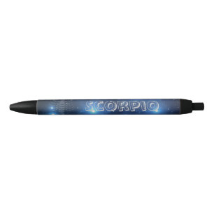 Stylo Noir Scorpion transparent