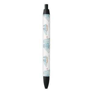 Stylo Noir Seatime été Cute yachts avec voile