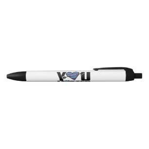 Stylo Noir Sensibilisation et soutien au suicide inspirant
