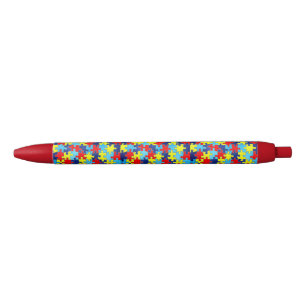 Stylo Noir Sensibilisation sur l'autisme-Puzzle par Shirley T