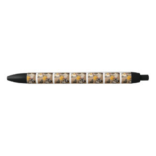 Stylo Noir Sept Pigeons Trompettes