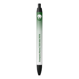 Stylo Noir Service d'entretien de la pelouse verte et blanche