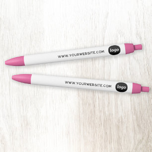 Stylo Noir Simple Logo Website Business Promotional