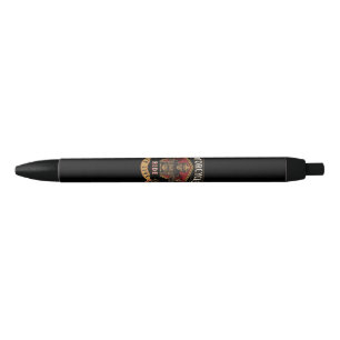 Stylo Noir Skull Ride Cycles moteurs, Ride To Live
