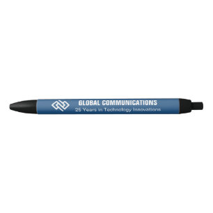 Stylo Noir Société de logiciels informatiques bleus personnal