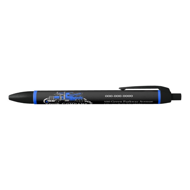Stylo Noir Société professionnelle de remorquage, service de  (Haut)