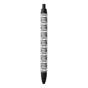 Stylo Noir Sommeil déshérité mais encore vivant