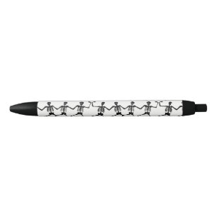 Stylo Noir Squelettes Halloween Thunder_Cove de danse