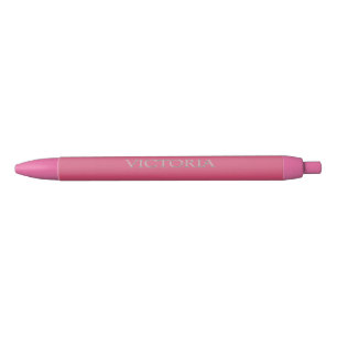 Stylo Noir Stylet de nom personnalisé Victoria