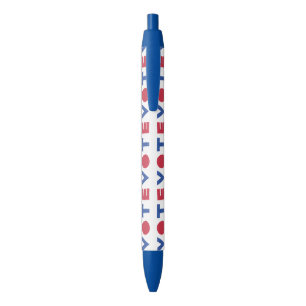 Stylo Noir Stylet VOTE de conception de lettres bloc