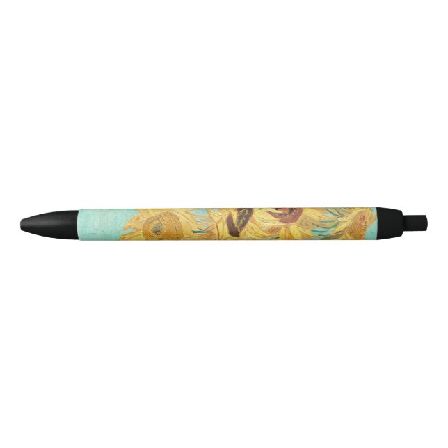 Stylo Noir Sunflowers Vincent van Gogh (Devant)