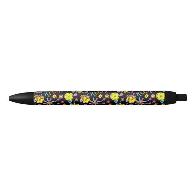 Stylo Noir Super, années 90 rétro, noir (Devant)