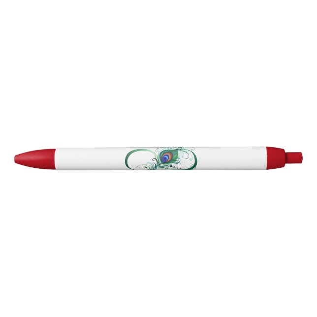 Stylo Noir Symbole de l'Infinity (Devant)