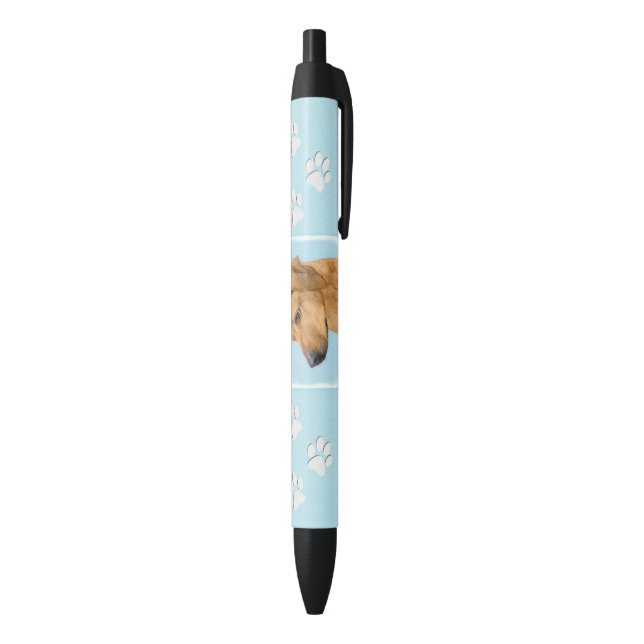 Stylo Noir Tableau Rhodesian Ridgeback - Art Chien original (Bas (Vertical))