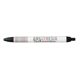 Stylo Noir Technicien d'anesthésie Technique d'anesthésie rét