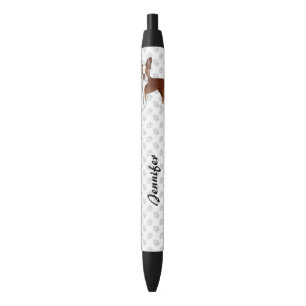 Stylo Noir Tervueren Boston Terrier Mignon Chien de Dessin An