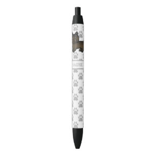 Stylo Noir Tervueren Cairn Terrier Mignon Chien de Dessin Ani