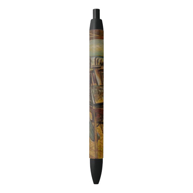 Stylo Noir Toutes les grandes peintures commencent par une br (devant Vertical)