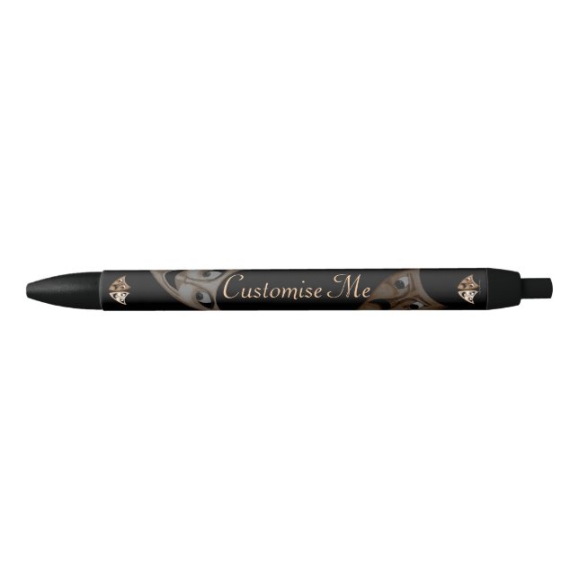 Stylo Noir Tragédie et comédie (Devant)