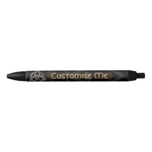 Stylo Noir Triquetra (Brown/Argent)
