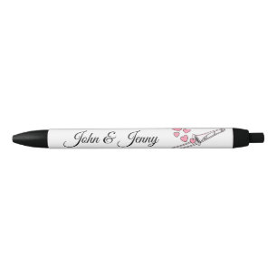 Stylo Noir Trombone Musicien Personnalisé Mariage Favoriser C