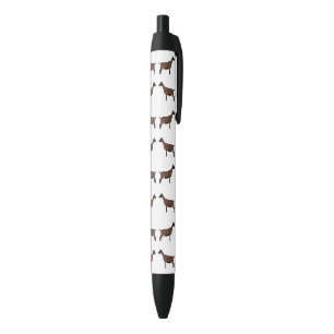 Stylo Noir Troupeau de chèvres laitières d'Oberhasli