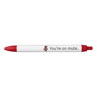 Stylo Noir Tu es muet.Stylo