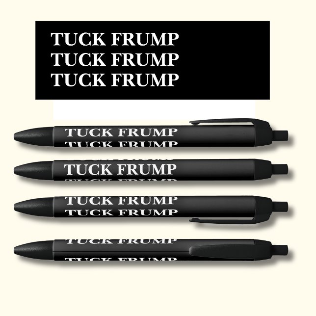 Stylo Noir TUCK FRUMP en noir (Créateur téléchargé)