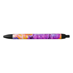 Stylo Noir Tulipes Enchantant violet