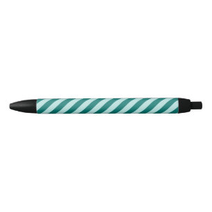 Stylo Noir Turquoises bandes