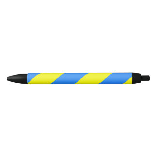 Stylo Noir Ukraine Drapeau bleu jaune Thunder_Cove
