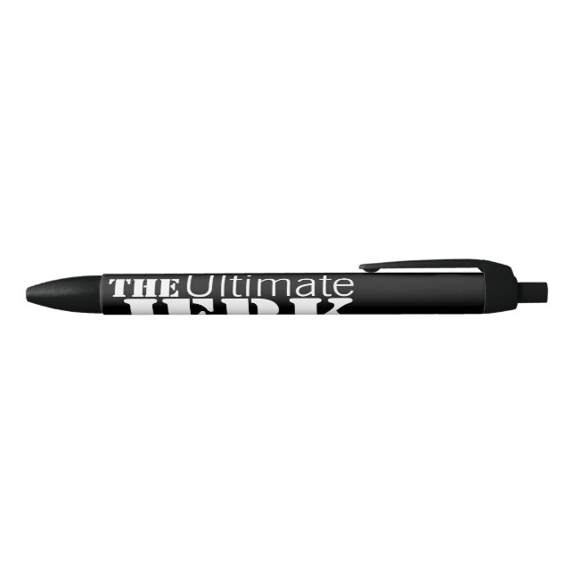 Stylo Noir Ultime Jerk Humoristique (Haut)
