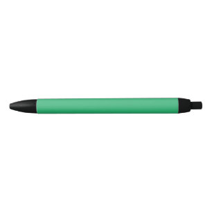 Stylo Noir Un carré vert solide placé sur un fond blanc
