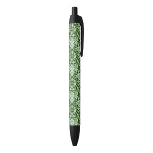 Stylo Noir Une damassé florale antique