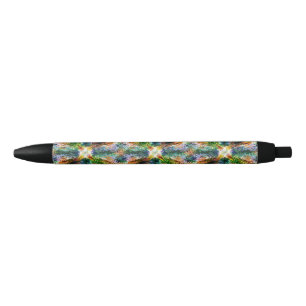 Stylo Noir Vapeur arc-en-ciel tordu trois