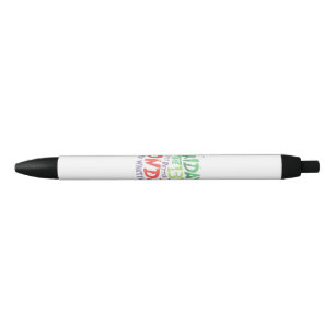 Stylo Noir Vendredi le 13 est mieux que lundi le Quoi