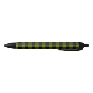 Stylo Noir Vérification de jardin Buffalo vert