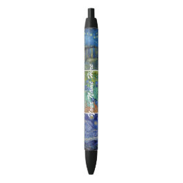Stylo Noir Vincent Van Gogh - Grille des chefs-d'oeuvre