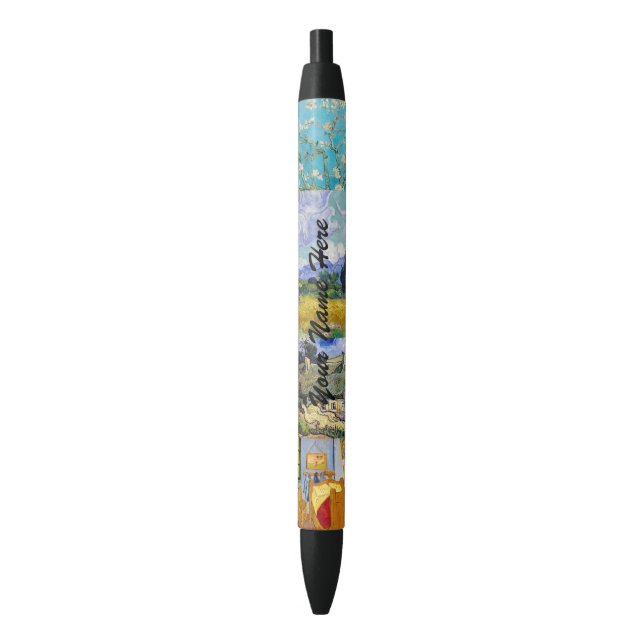 Stylo Noir Vincent Van Gogh - Grille des chefs-d'oeuvre (devant Vertical)